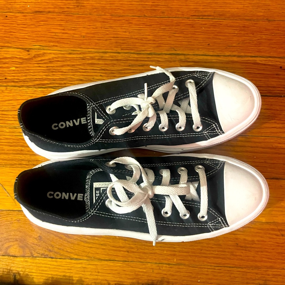 Low top platform converse